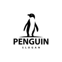 astratto pinguino logo Prodotto distintivo piatto vettore astratto modello polare uccello semplice animale