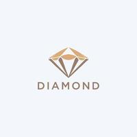 ai generato diamante logo design elegante diamante successo azienda icona vettore