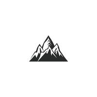 ai generato logo modello montagna picco avventura roccia montagna picco logo vettore arte illustrazione