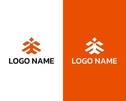 astratto creativo m forma con attività commerciale uomo moderno monogramma logo design per azienda vettore