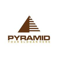 modello logo piramide pyramid vettore