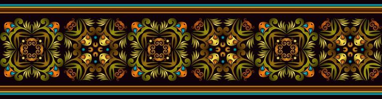 vettore astratto decorativo etnico ornamentale illustrazione. colorato banda sfondo