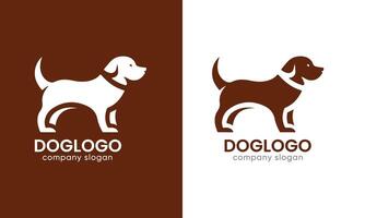 ai generato cane vettore, grafico, logo, arte design icona, famiglia compagno. vettore