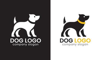 ai generato cane vettore, grafico, logo, arte design icona, famiglia compagno. vettore