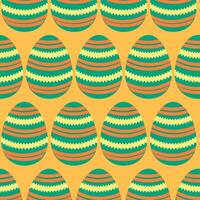 Pasqua uova semplice senza soluzione di continuità modello. Pasqua uova, Pasqua simbolo, decorativo vettore elementi.