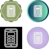 mobile design vettore icona