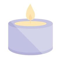 candela spa viola vettore
