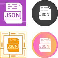 json vettore icona