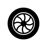 auto ruota icona vettore. ruota illustrazione cartello. pneumatico servizio simbolo o logo. vettore