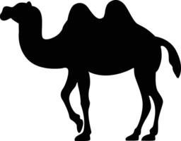 cammello silhouette vettore