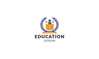 formazione scolastica logo icona. vettore illustrazione