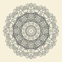 gratuito vettore lusso grafico arte Arabo floreale mandala design