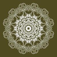 gratuito vettore lusso floreale indiano Arabo mandala design