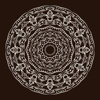 gratuito vettore lusso floreale indiano Arabo mandala design