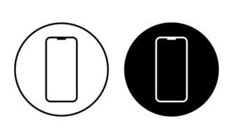 mobile Telefono icona vettore. smartphone cartello simbolo. cellulare concetto vettore