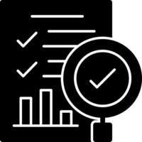 valutazione glifo icona vettore