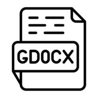 gdocx vettore icona