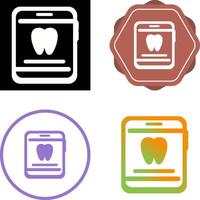 dentista App vettore icona