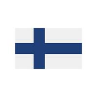 Finlandia bandiera icona vettore