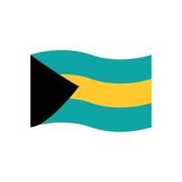 Bahamas bandiera icona vettore