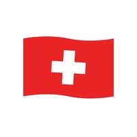Svizzera bandiera icona vettore