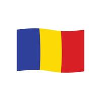 Romania bandiera icona vettore