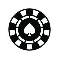 poker patata fritta icona vettore design modello nel bianca sfondo