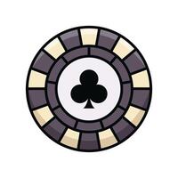 poker patata fritta icona vettore design modello nel bianca sfondo