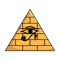 illustrazione di Egitto piramide vettore