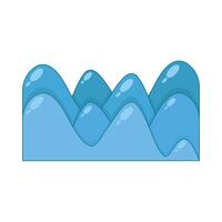 illustrazione di mare onda vettore