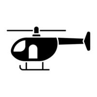 un modificabile design icona di elicottero vettore
