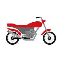 rosso moto urbano vettore