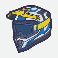 casco motociclo cartone animato vettore icona, cartone animato vettore icona concetto piatto design. disegnare cartone animato vettore icona illustrazione casco moto nel piatto stile. icona cartone animato vettore casco moto lato Visualizza