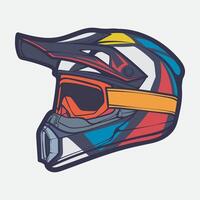 casco motociclo cartone animato vettore icona, cartone animato vettore icona concetto piatto design. disegnare cartone animato vettore icona illustrazione casco moto nel piatto stile. icona cartone animato vettore casco moto lato Visualizza