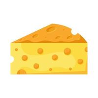pezzo di formaggio vettore