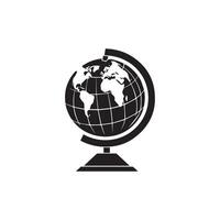 globo icona. geografia cartello. terra globo simbolo. vettore illustrazione