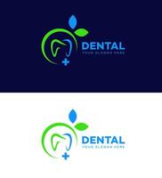 dentale logo icona marca identità cartello simbolo modello vettore