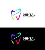 dentale logo icona marca identità cartello simbolo modello vettore