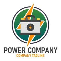 elettrico energia azienda base logo modificabile vettore