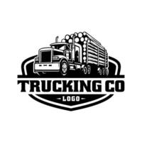 registrazione camion illustrazione logo vettore