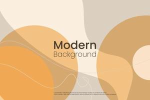 modelli eleganti con forme astratte organiche e linea in colori pastello nudi. sfondo neutro in stile minimalista. illustrazione vettoriale contemporanea