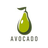 avocado azienda agricola, succo e olio icona, isolato etichetta vettore