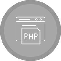 php vettore icona