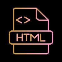 html vettore icona