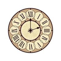 orologio vintage eleganti orologi antichi in metallo illustrazioni vettoriali numero minuto quadrante classico romano