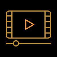video e animazione vettore icona