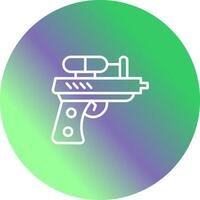 pistola ad acqua vettore icona