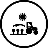 inteligente azienda agricola vettore icona