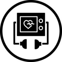 defibrillatore vettore icona