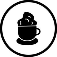 cremoso caffè vettore icona